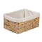 7-Piece Water Hyacinth Woven Bathroom Storage Basket Set